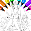 Anime Vampire Girl Coloring Pages – A Darkly Delightful Creative
